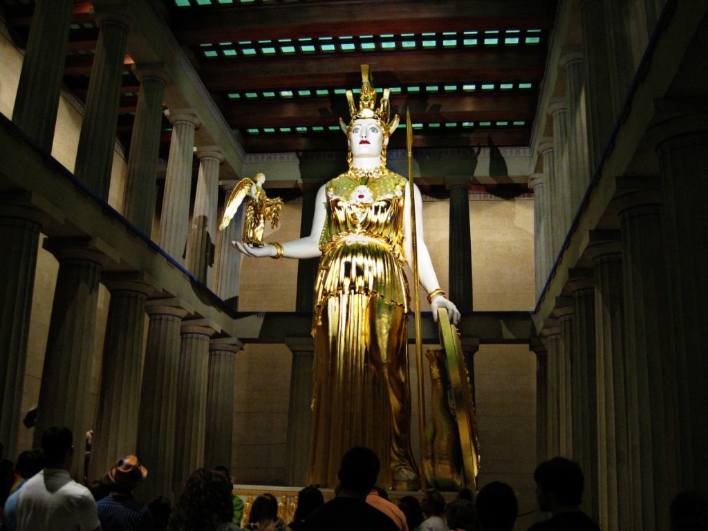 Athena Statue in the Nashville Parthenon