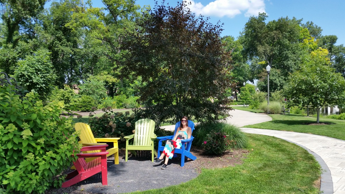 Indiana Tourist Attraction: Wellfield Botanic Gardens in Elkhart.