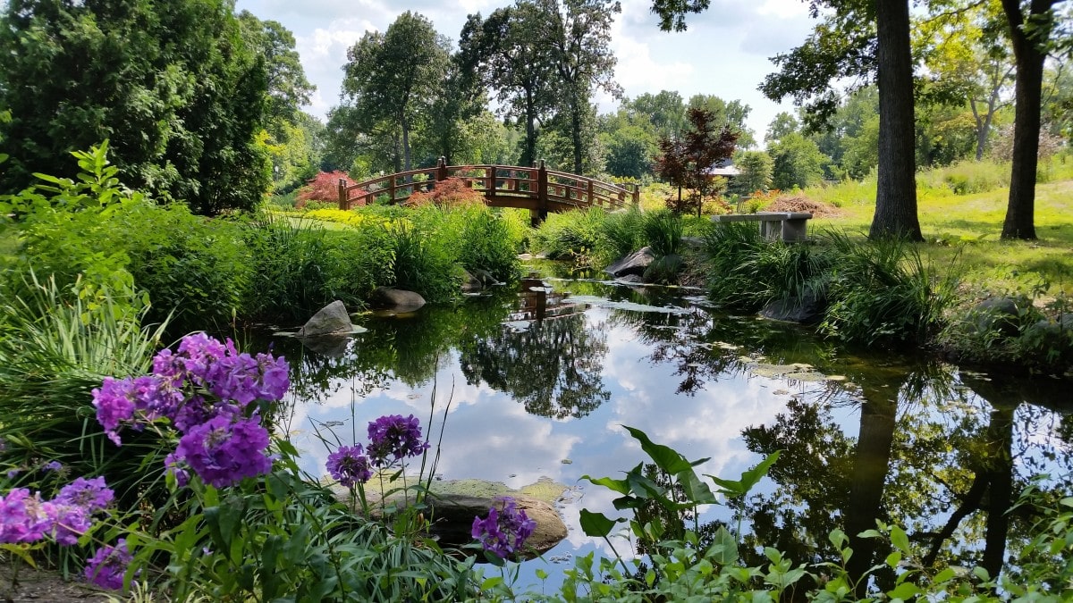 Wellfield Botanic Gardens, a must-stop in Indiana Amish Country.