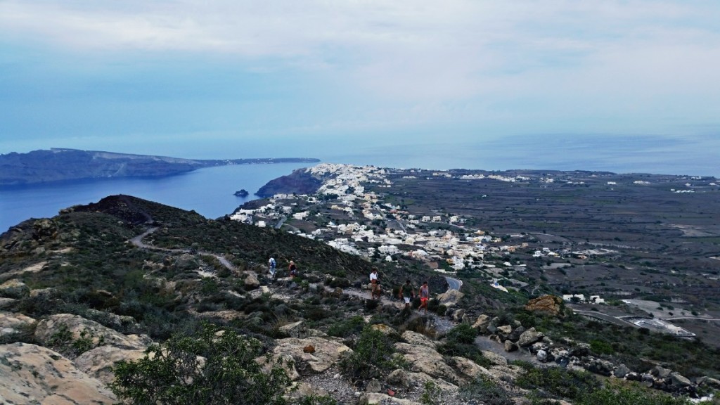 Town of Oia - Santorini Hike