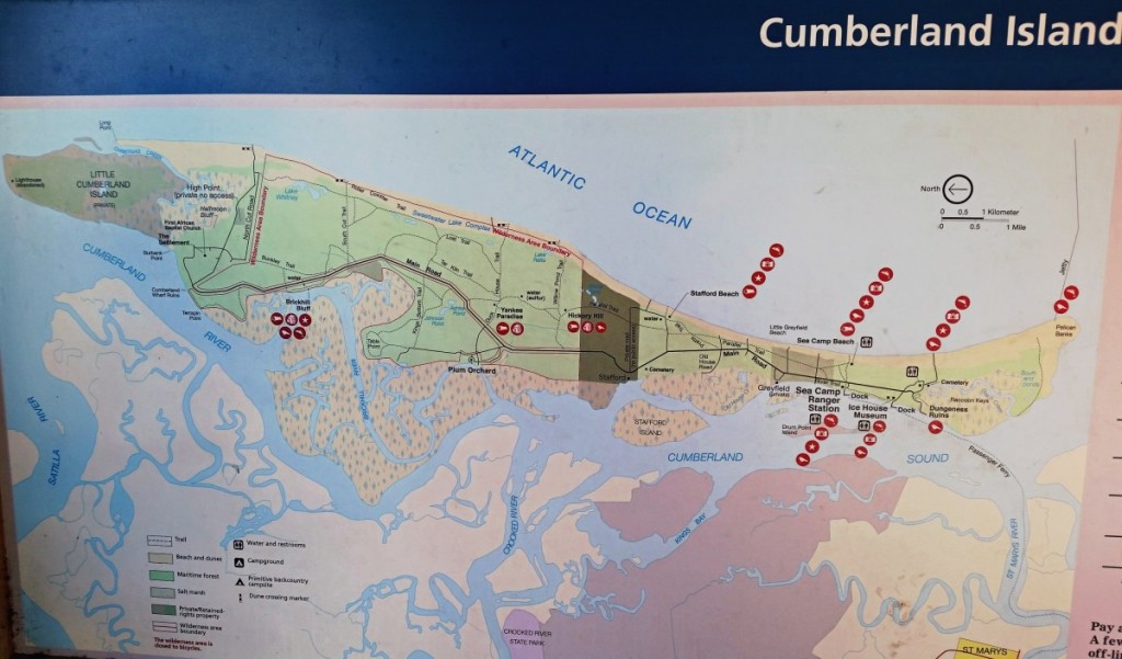 Cumberland Island Map
