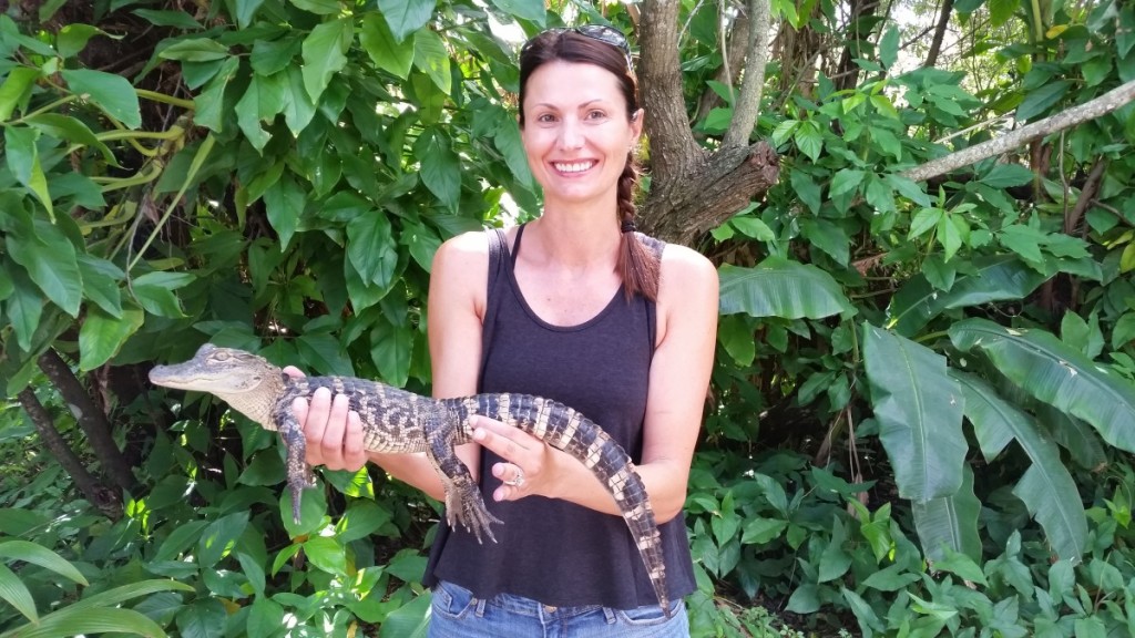 Everglades Safari Park - Snappy the Baby Gator