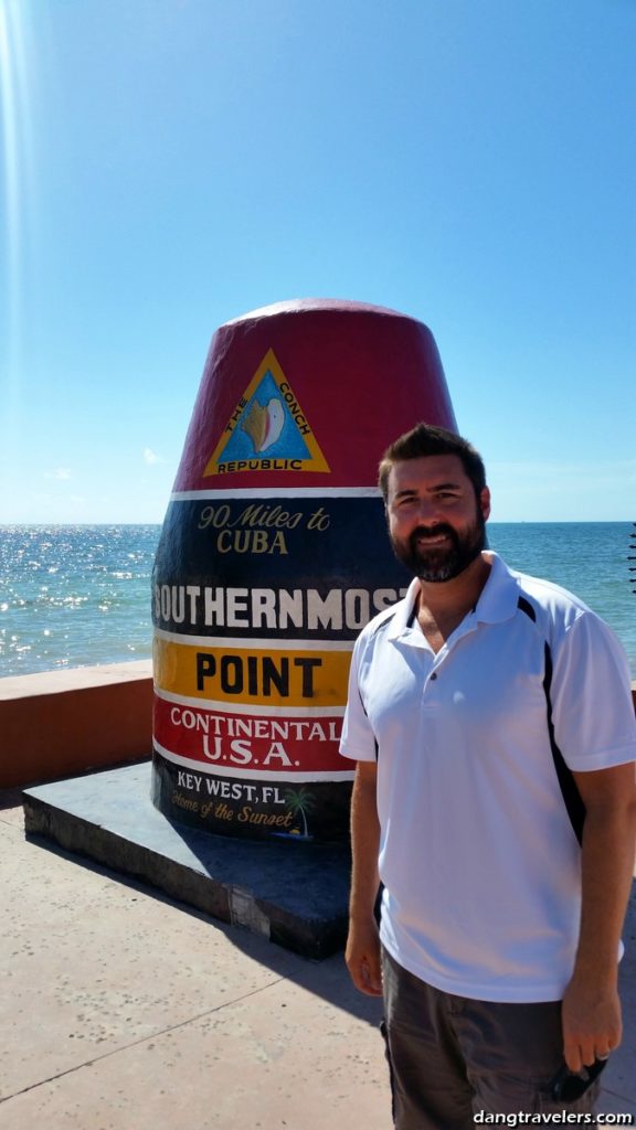 The Southernmost Point buoy in Key West Florida.
