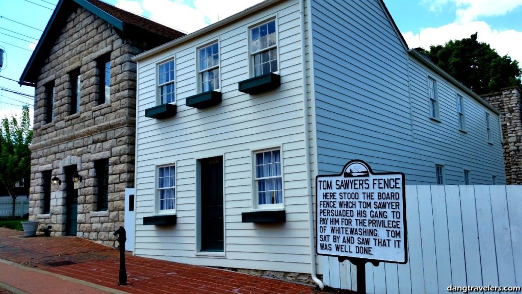 Tom Sawyer's Fence and House, one of the top things to do in Hannibal Missouri.