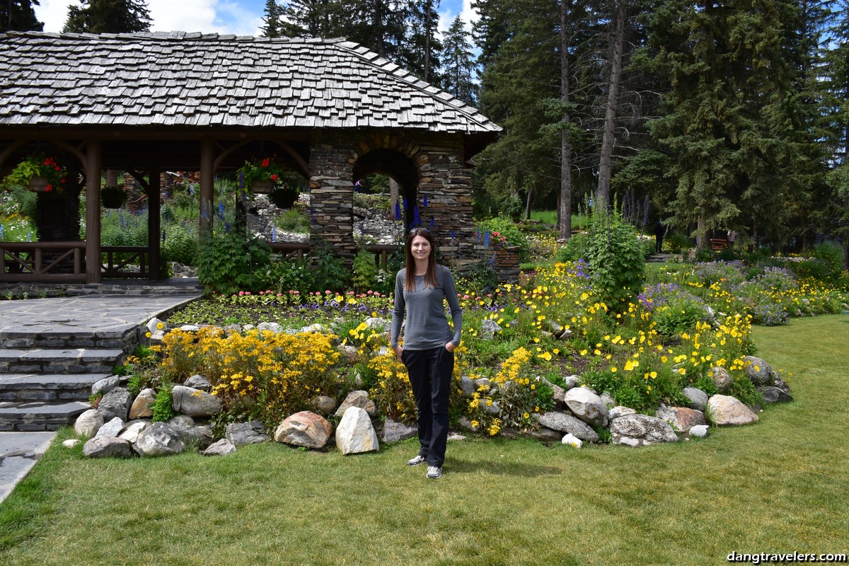 The Cascades of Time Garden is one of the free things to do in Banff.