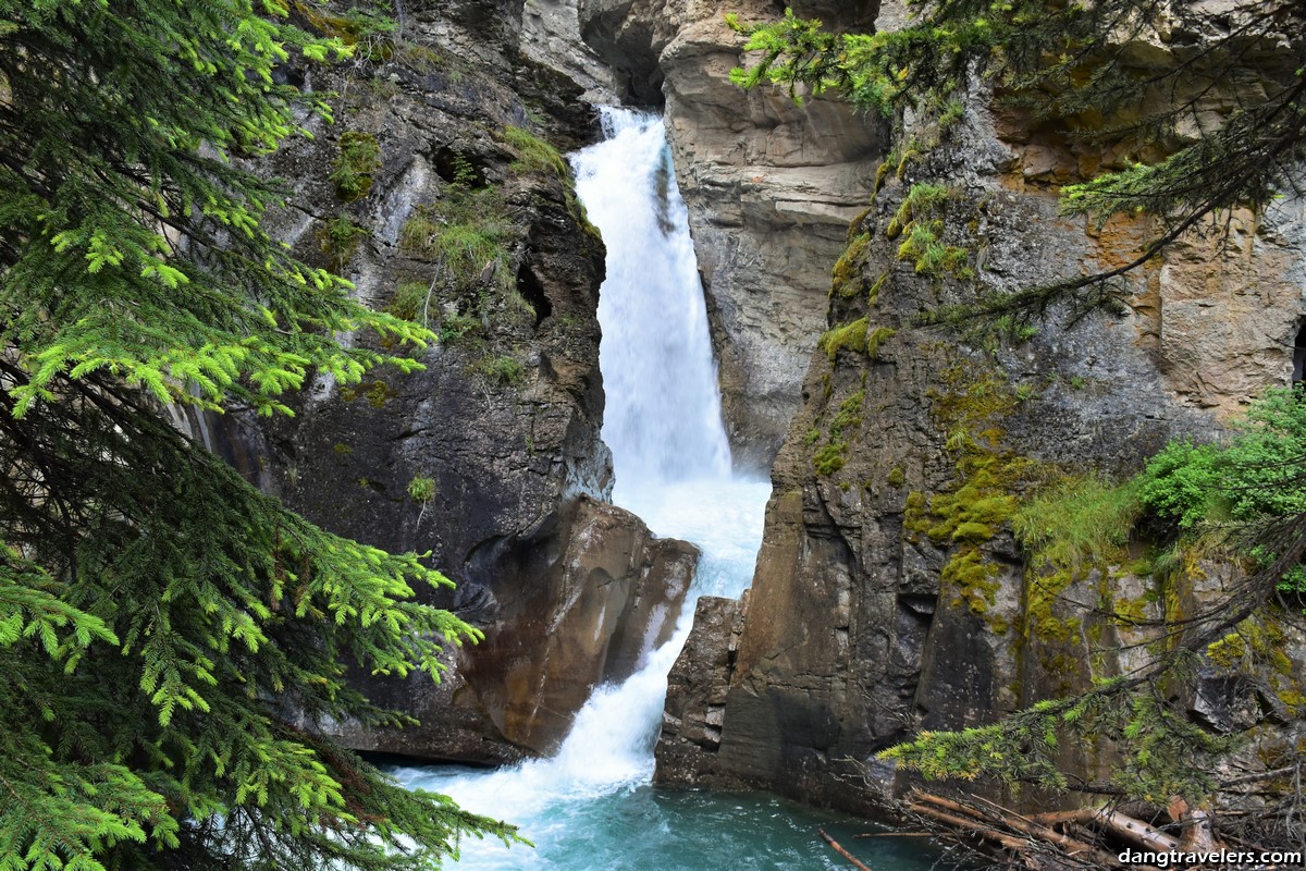 Banff National Park things to do summer include hiking Johnston Canyon. 