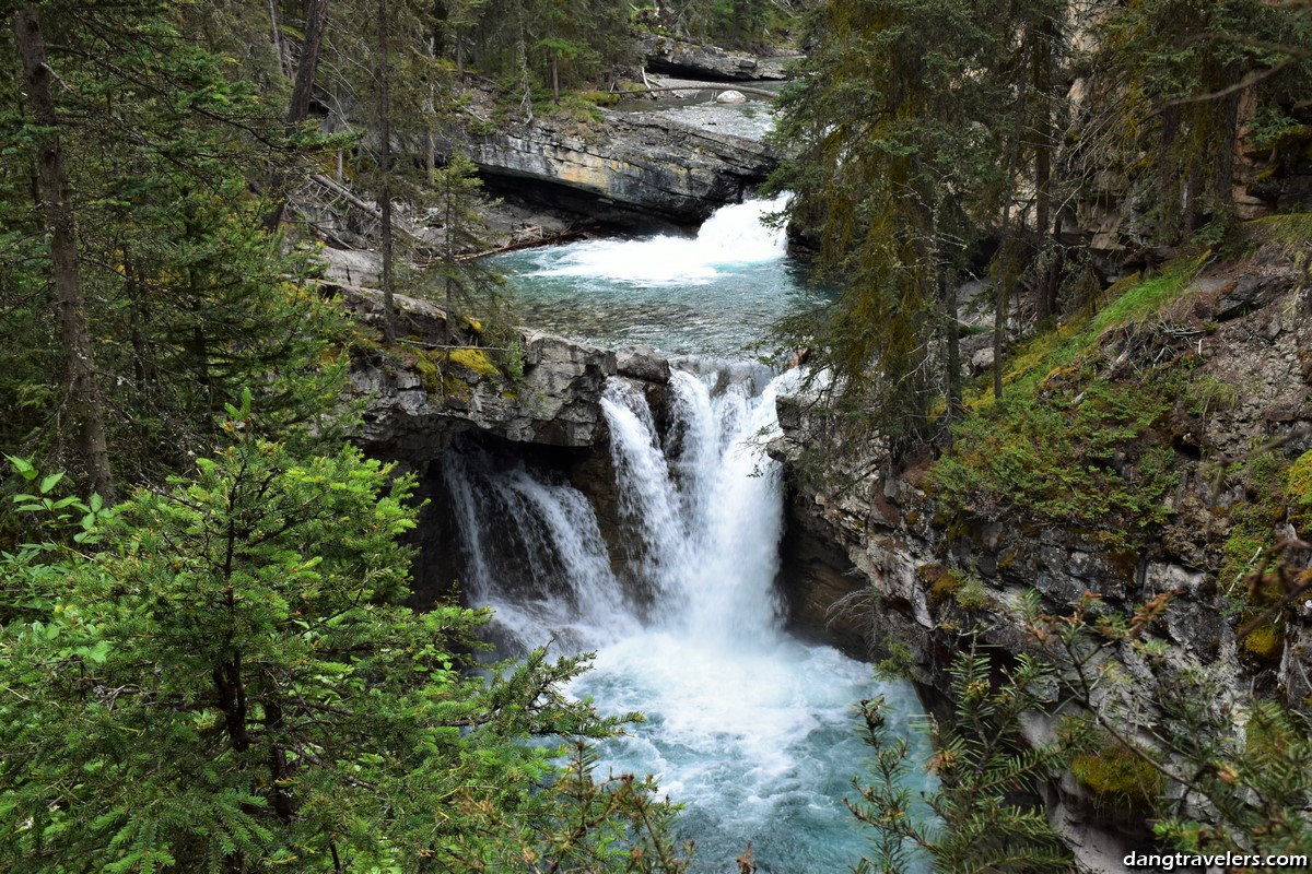 Banff National Park things to do summer include hiking Johnston Canyon. 