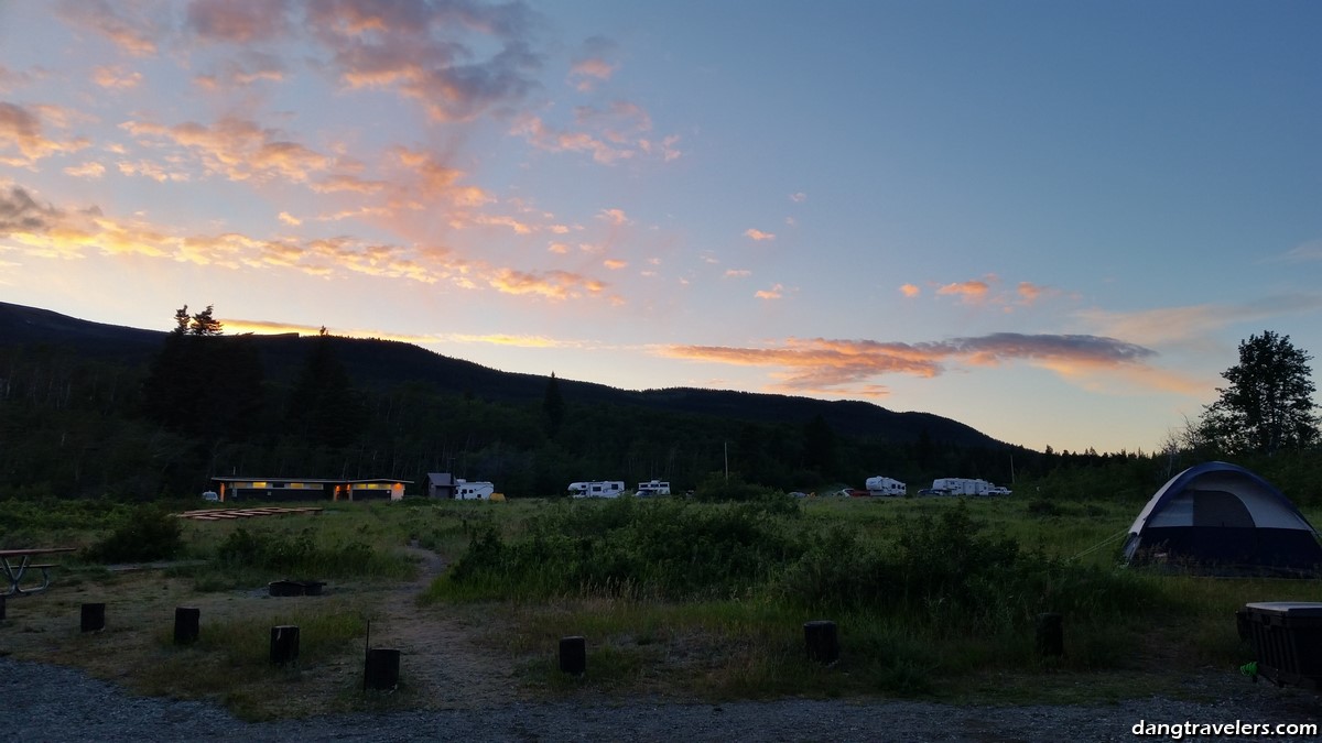 St Mary Campground Glacier National Park