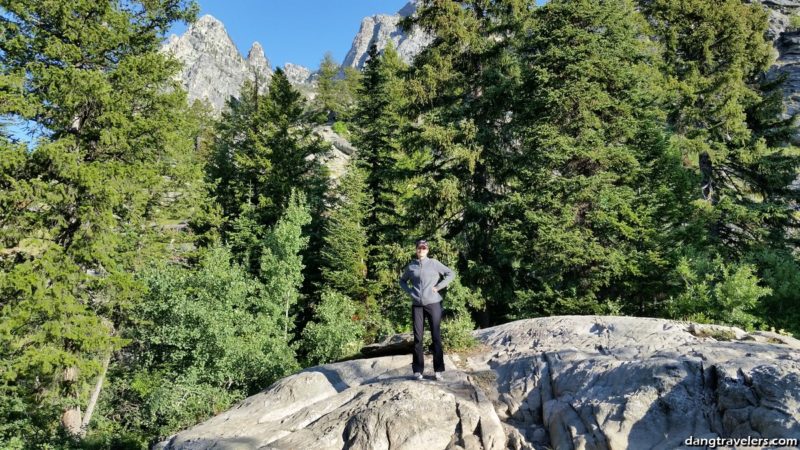 Hiking up to Inspiration Point in Grand Teton National Park