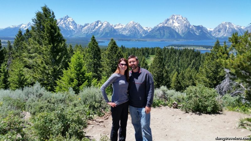 Views from Signal Mountain in Grand Tetons National Park.