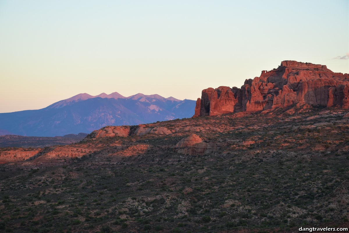 Arches National Park Sunset.