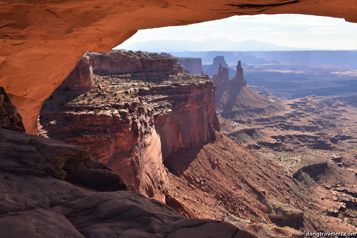 The easiest place to navigate and explore in Canyonlands National Park is Island in the Sky. Make sure to add the Mesa Arch to your itinerary.