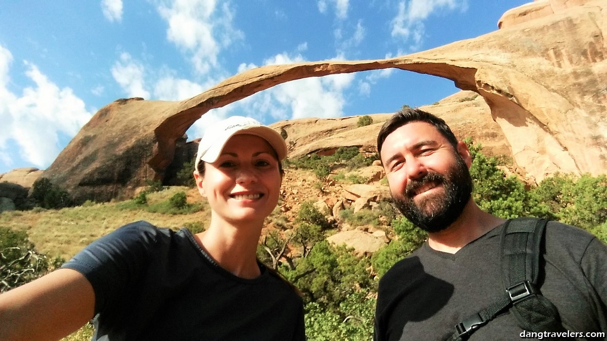 The Landscape Arch in Utah.