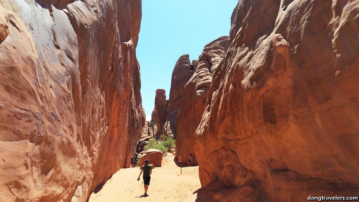 Sand Dune Arch, another fun hike in Arches.