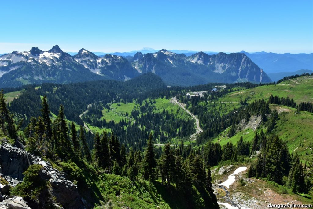 A view from Skyline Trail to Panorama Point in Mount Rainier National Park.