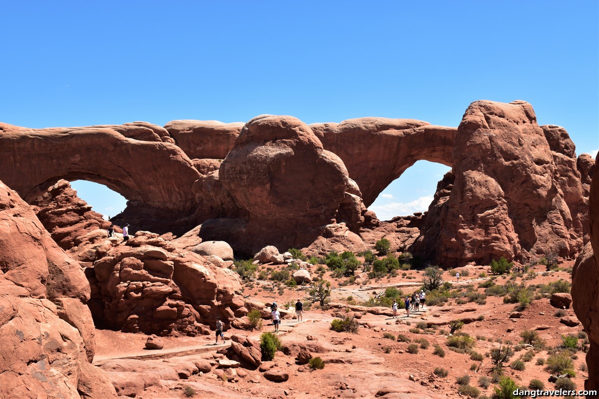 The Windows Trail in Arches.