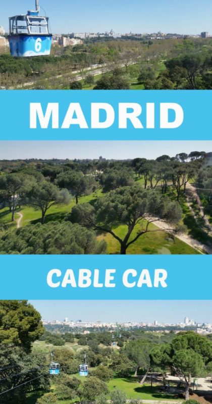 Don't miss out on the best panoramic views from the Madrid cable car! It should be at the top of your list of things to do.