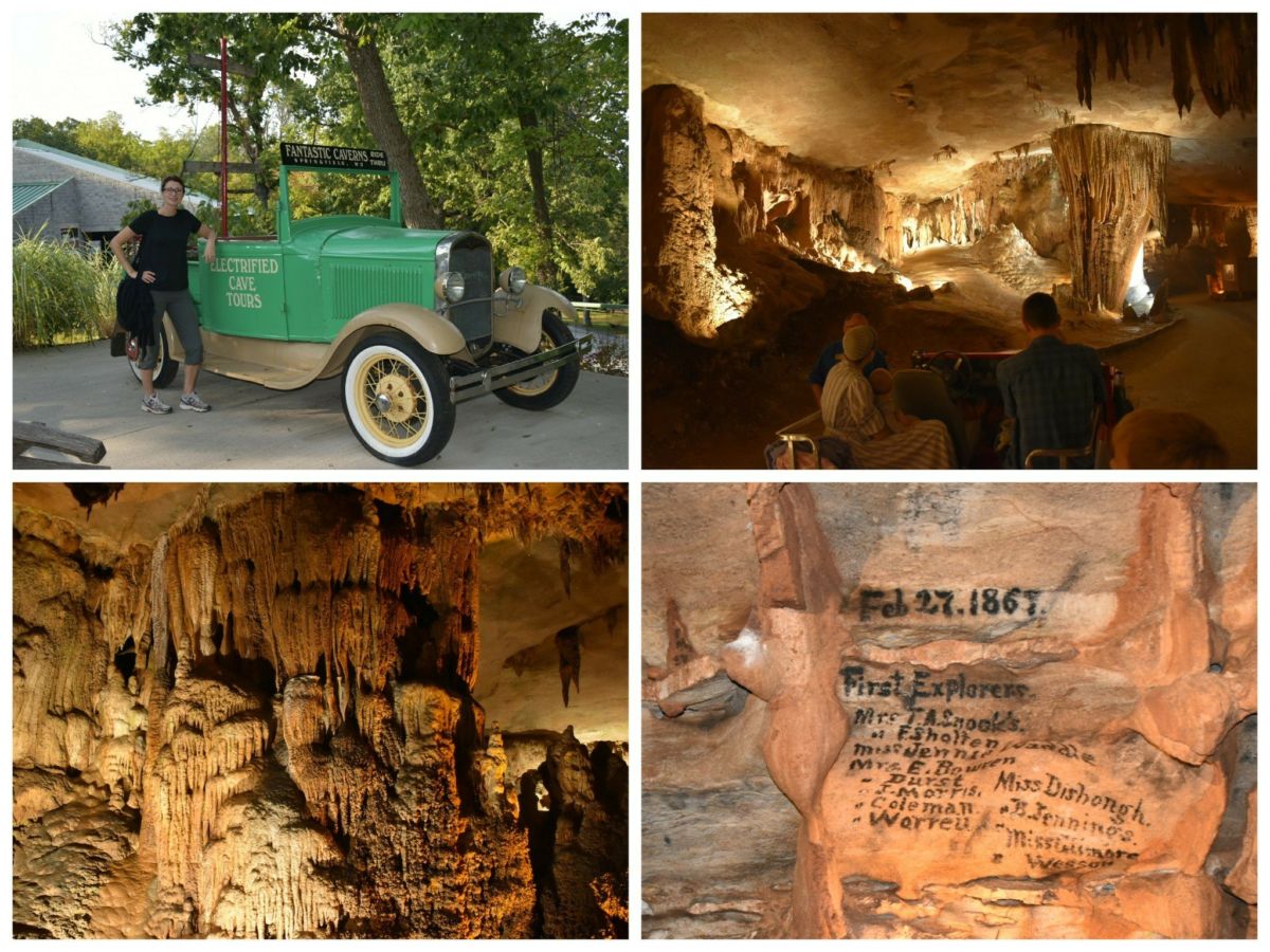 Top best things to do in Springfield MO with kids includes Fantastic Caverns, the only drive-through cave in the United States.