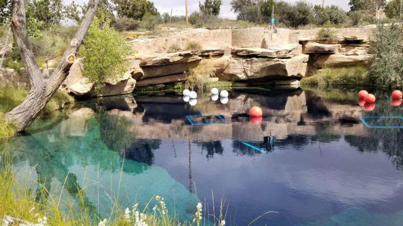 The Blue Hole in Santa Rosa, New Mexico.