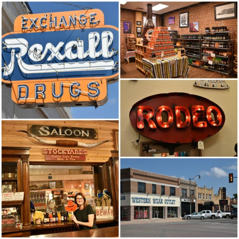 The Stockyards, a short detour off Route 66 in Oklahoma City. 