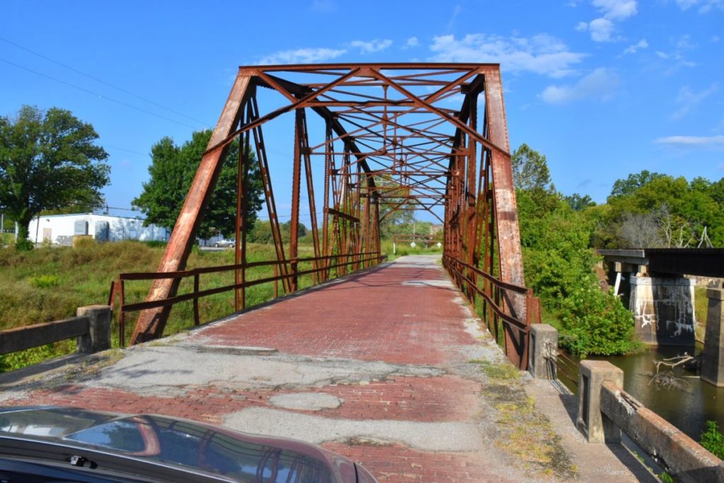 An old bridge on Oklahoma City Route 66.