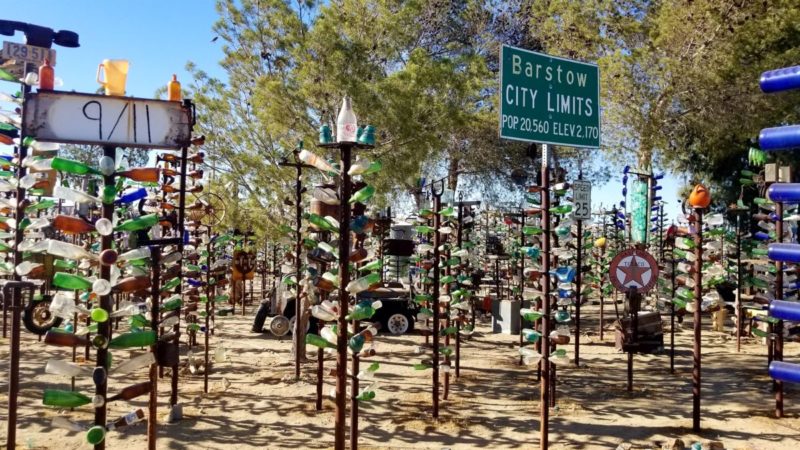 California Route 66 Attractions - the Bottle Tree Ranch.