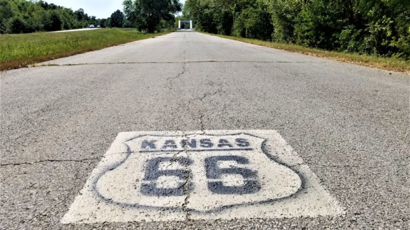 The Kansas Route 66 Sign
