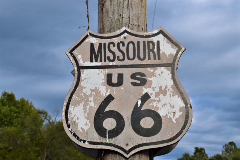 Route 66 Missouri Sign