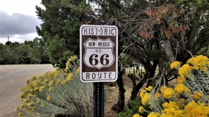 Historic New Mexico Route 66 Sign