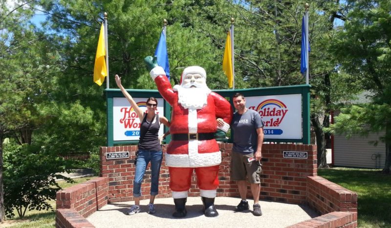 Visit Santa Claus, Indiana and make sure to stop by one of the top attractions: Holiday World. 