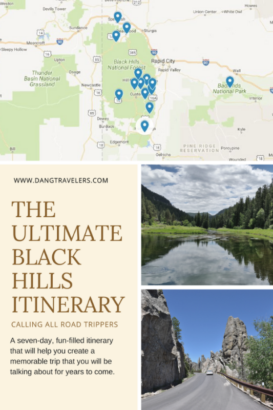 A fun-filled seven day Black Hills road trip itinerary that will take you through unforgettable scenery and exhilarating outdoor adventures in South Dakota.