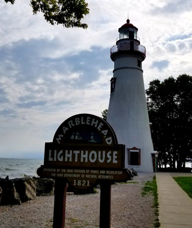 Marblehead Lighthouse State Park, a fun stop on the Lake Erie scenic route. 