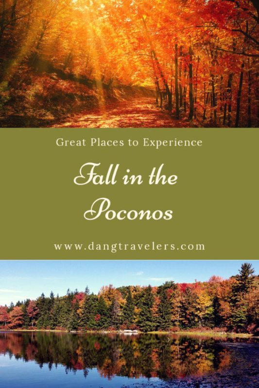 Where to see the best fall foliage in Pennsylvania's Pocono Mountains. Plan your Poconos fall vacation here! #poconos #pennsylvania #fallcolor #fallvacation