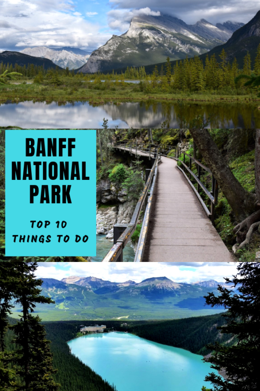 Discover the top 10 things to do in Banff National Park! This travel guide will share the best hikes, lakes, activities and more! #banff #nationalpark #canada