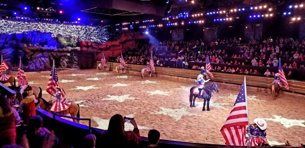Top things to do in Branson, the Dolly Parton Stampede.