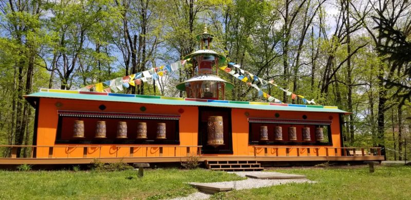 The Tibetan Mongolian Buddhist Cultural Center is one of the unique things to do in Bloomington, Indiana.