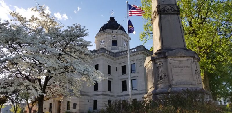 Downtown Bloomington, Indiana.