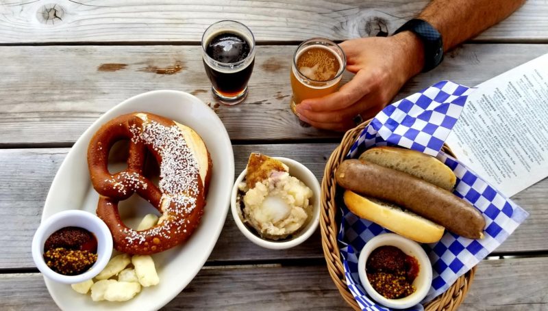 The Waldmann building (previously known as the Stone Saloon) is the oldest commercial building in the Twin Cities. Trying to stay true to its roots, you'll find steamboat chairs, whale oil lamps and period photographs. And nothing says German tradition like pretzels, brats, and lagers!