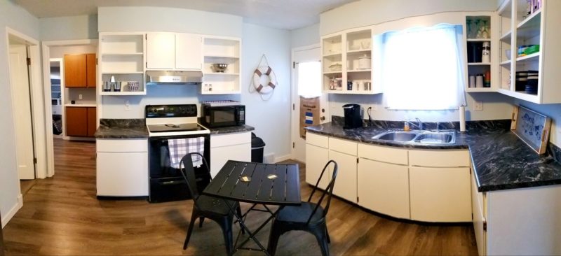 If you are looking for Clear Lake rentals in Iowa, look no further. The Third and Surf VRBO rental is as cute as they come and stocked with amenities like firewood, bikes, a garage, full kitchen and beach towels.
