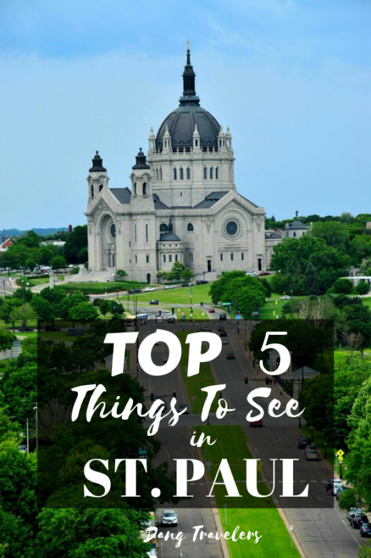 5 Beautiful Place You Must Not Miss on a Visit to Saint Paul, Minnesota: Lake Phalen, Summit Avenue, Minnesota State Capitol, Como Conservatory, and the Saint Paul Cathedral. #StPaul #Minnesota