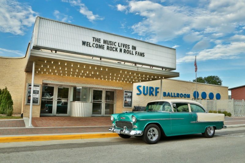 Find out what the lyrics - The Day the Music Died - is all about at the legendary Surf Ballroom in Clear Lake, Iowa. A must-visit for any rock n' roll fan.