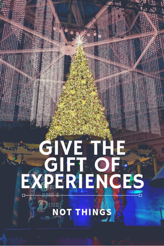 All the best reasons to give experiences instead of gifts for any holiday. Plus, some great ideas on what those experiences could be!