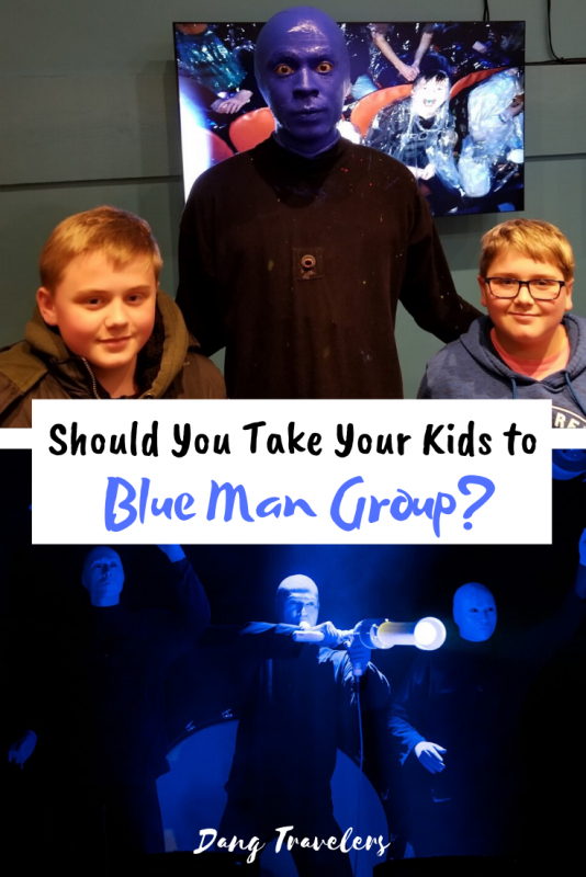 Should you take your kids to Blue Man Group? Here are some tips and a review of the show in Chicago, Illinois. #chicago #bluemangroup