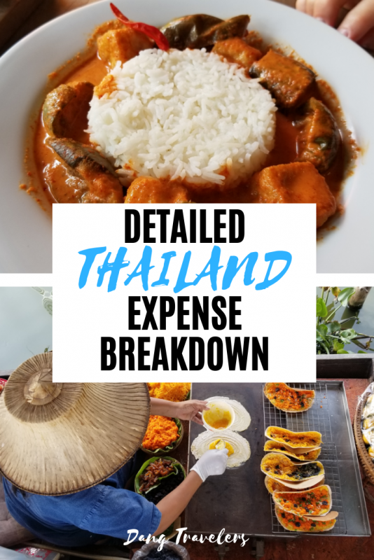 How much does it cost to go to Thailand? Here is a breakdown of all the expenses: airfare, lodging, excursions and food. #Thailand #Travel