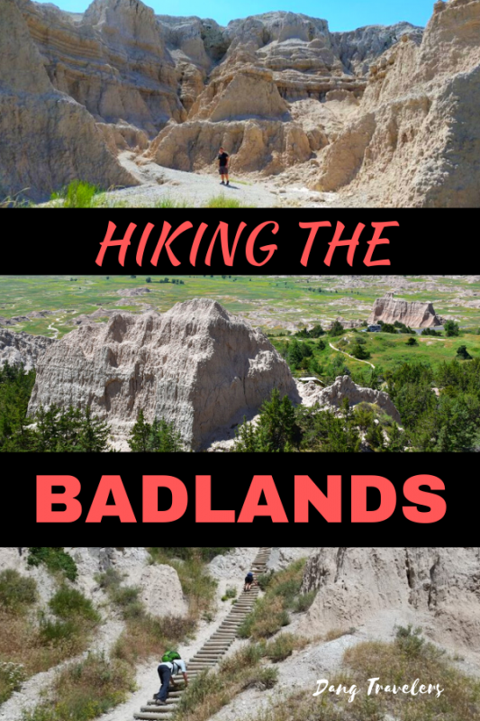 If you are looking for a fun and unique hiking trail in Badlands National Park, Notch Trail is it! The 1.5-mile short hike involves climbing a ladder, overlooking a canyon and ends with expansive views of the White River Valley. #badlands #southdakota