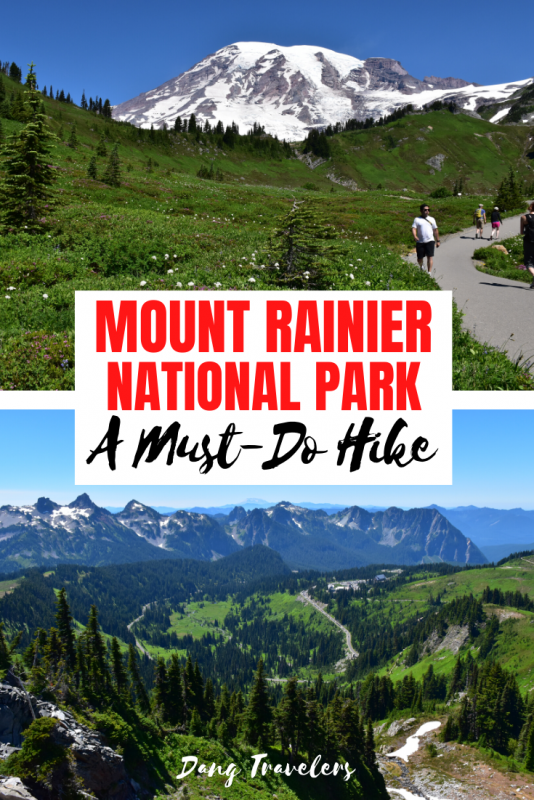 The 5.5 mile Skyline Trail Loop in Mount Rainier National Park should be on every hiker's bucket list. With cascading waterfalls, spectacular vistas, and blooming wildflowers it is a must-do trail. #mountrainier #washington