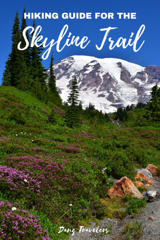 The Skyline Trail loop via the High Skyline Trail combines all the best the area has to offer: wildflowers, waterfalls, creeks, glaciers, and up-close views of the mountain range. It is the best day hike in Mount Rainier National Park. #nationalpark #hike