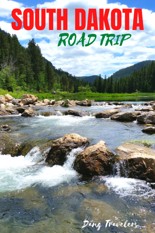 All the South Dakota summer road trip things to see and do including attractions, lodging, hiking, camping, scenic drives, and hot springs. #roadtrip #USA