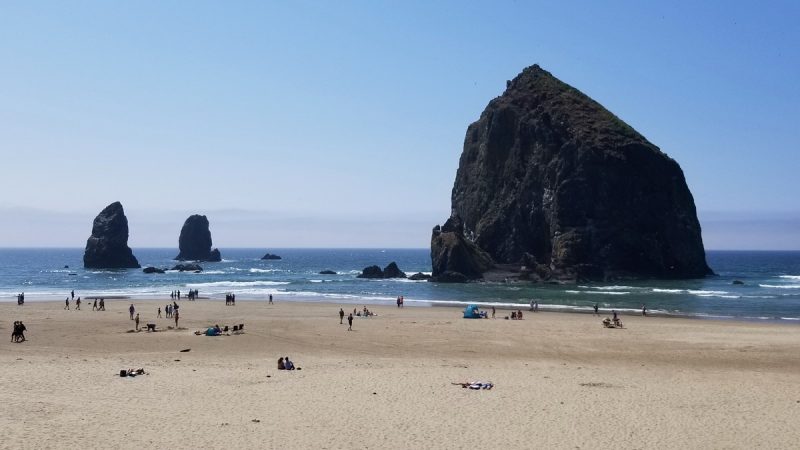 If you've ever seen the movie, The Goonies, then you will recognize Haystack Rock immediately.