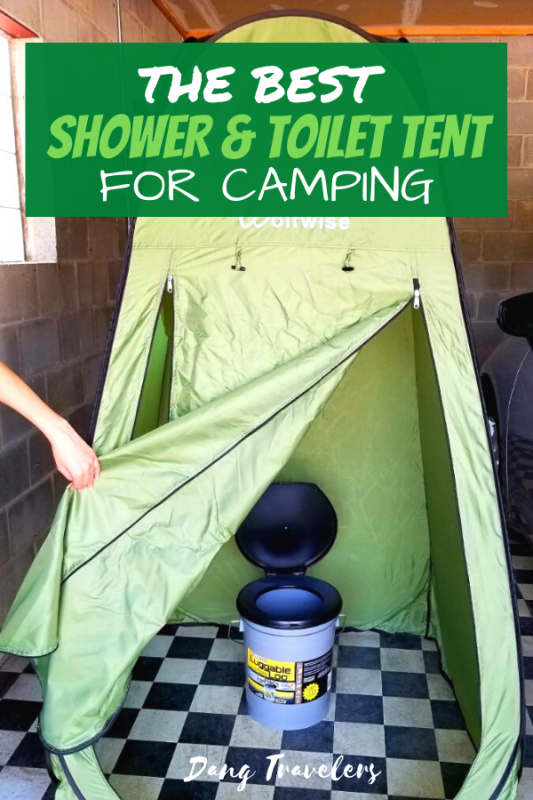 Want to make a rustic situation a little more simple and worry-free, try a shower and toilet tent. You'll find plenty of options out there, but this privacy tent will definitely make your next camping experience a good one. #camping #toilet